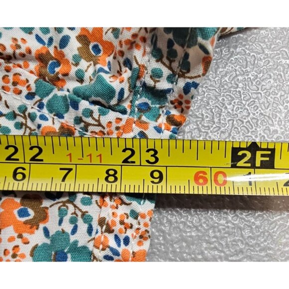 J. Crew Mens L Slim Fit Flex Washed Floral Short Sleeve Button Up Shirt - Picture 6 of 10